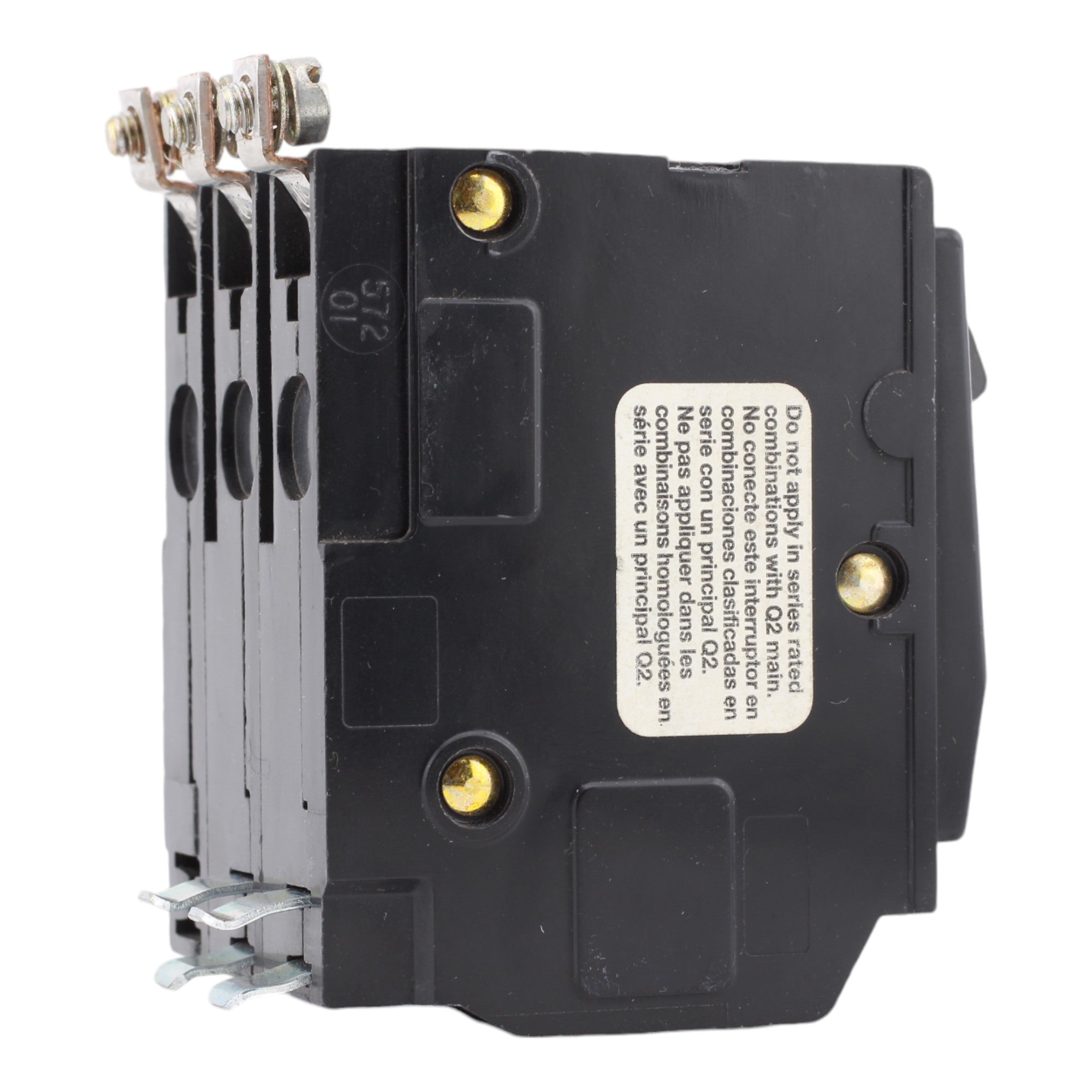 Square D QOB350 50 Amp 3 Pole 240V Standard Trip Bolt-On Circuit Breaker UL