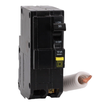 Square D QO230GFI 30 Amp Double Pole 240V Pigtail-Neutral GFCI Ground Fault Circuit Breaker UL