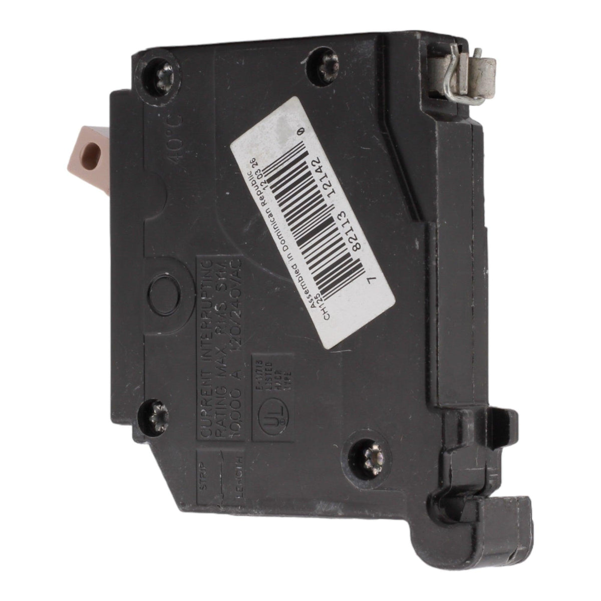 Eaton CH125 25 Amp Single Pole 120V Plug-In Standard Trip Circuit Breaker UL