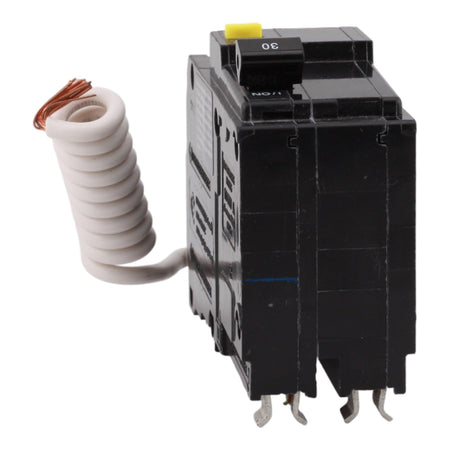 Square D QO230GFI 30 Amp Double Pole 240V Pigtail-Neutral GFCI Ground Fault Circuit Breaker UL