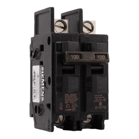 Siemens BQ2B100L 100 Amp Double Pole 240V Bolt-On Standard Trip Circuit Breaker UL