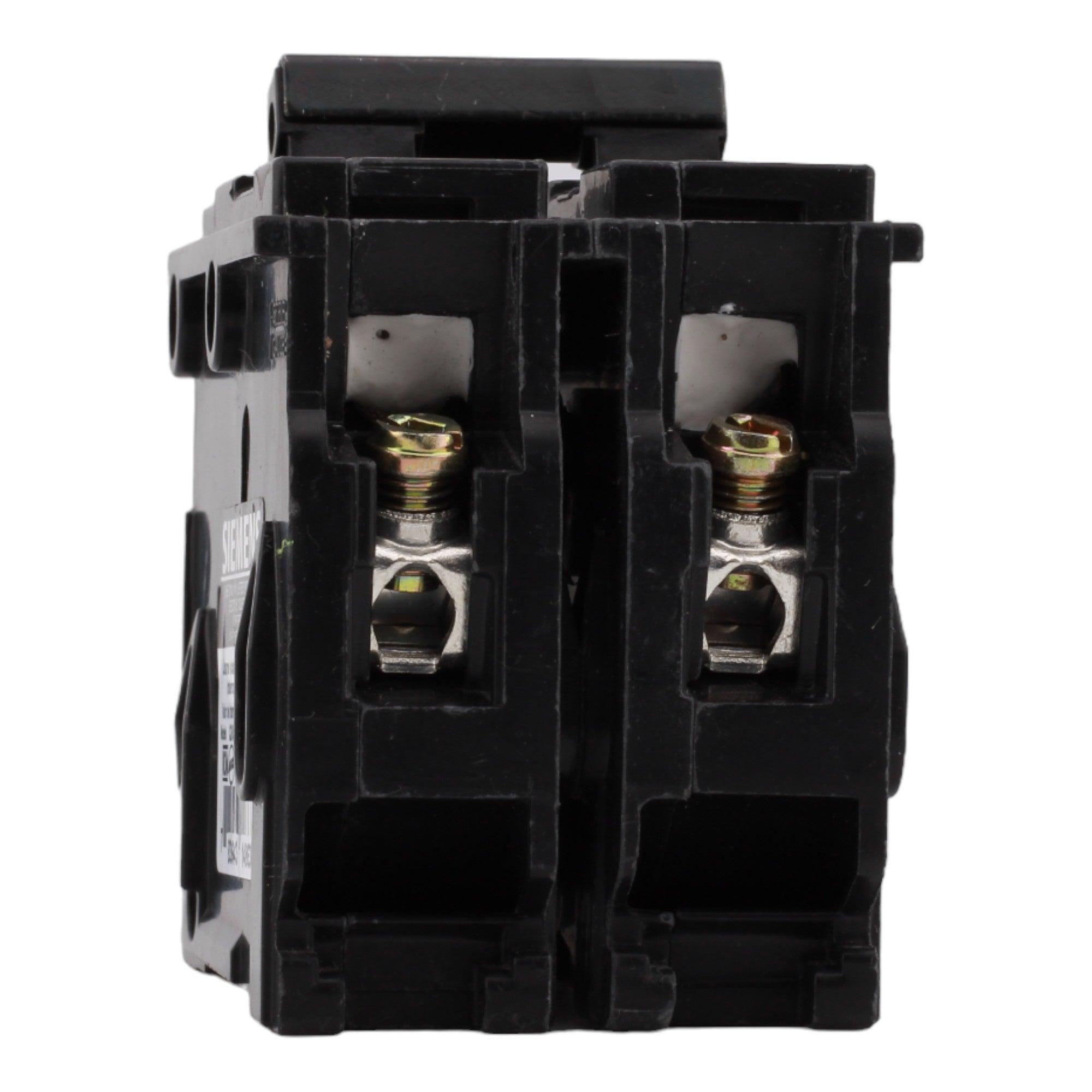 Siemens Q240 40 Amp Double Pole Circuit Breaker, Thermal Magnetic Trip, 120/240V, Plug-In, UL Listed