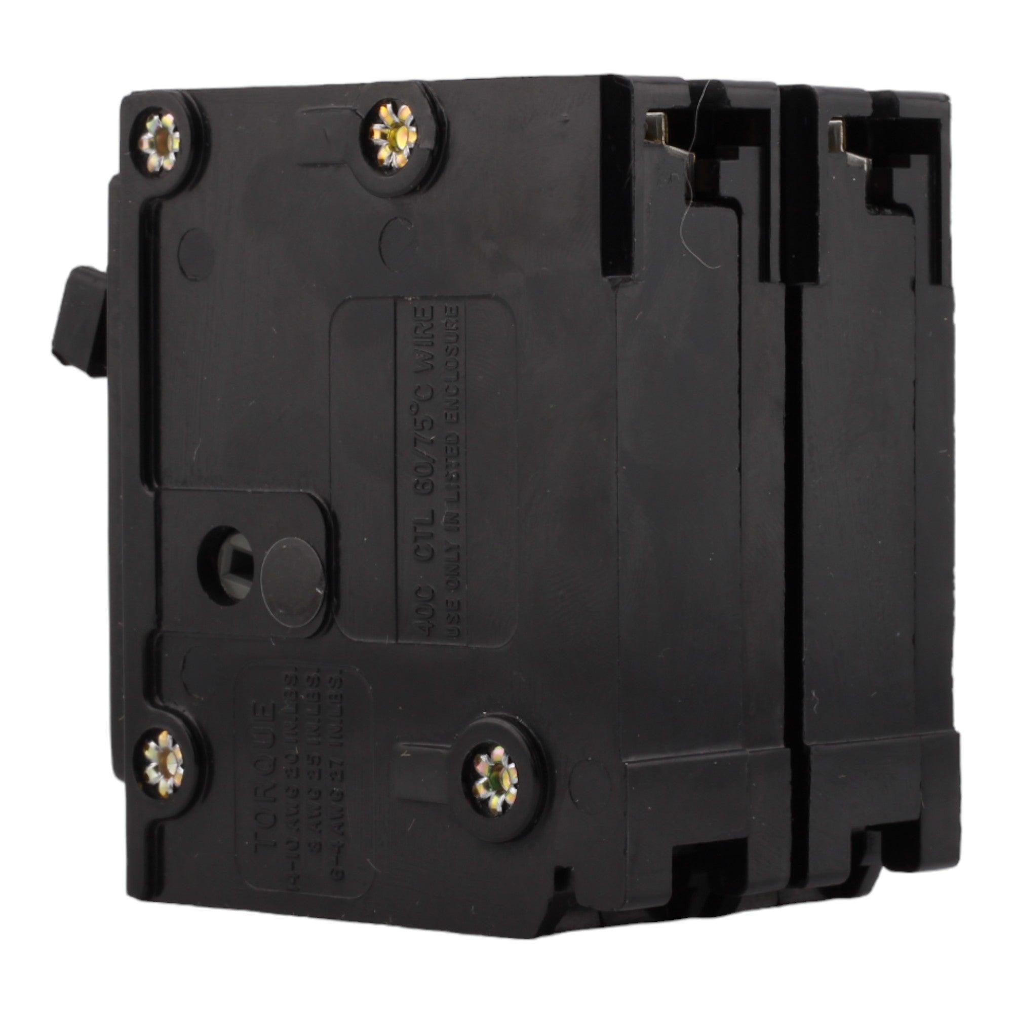 Eaton BR250 50 Amp Double Pole 240V Plug-In Standard Trip Circuit Breaker UL