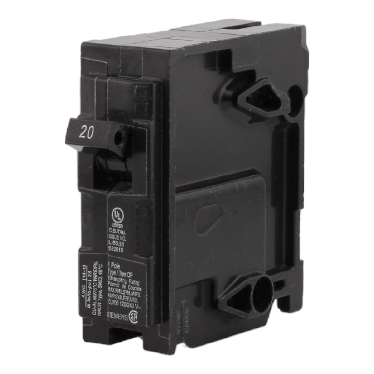 Siemens Q120 20A 120V 1P Thermal Magnetic Breaker – RES LLC Store