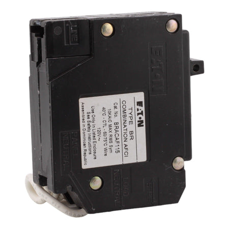 Eaton BRACAF115 15 Amp Single Pole 120V Pigtail-Neutral AFCI Arc Fault Circuit Breaker UL