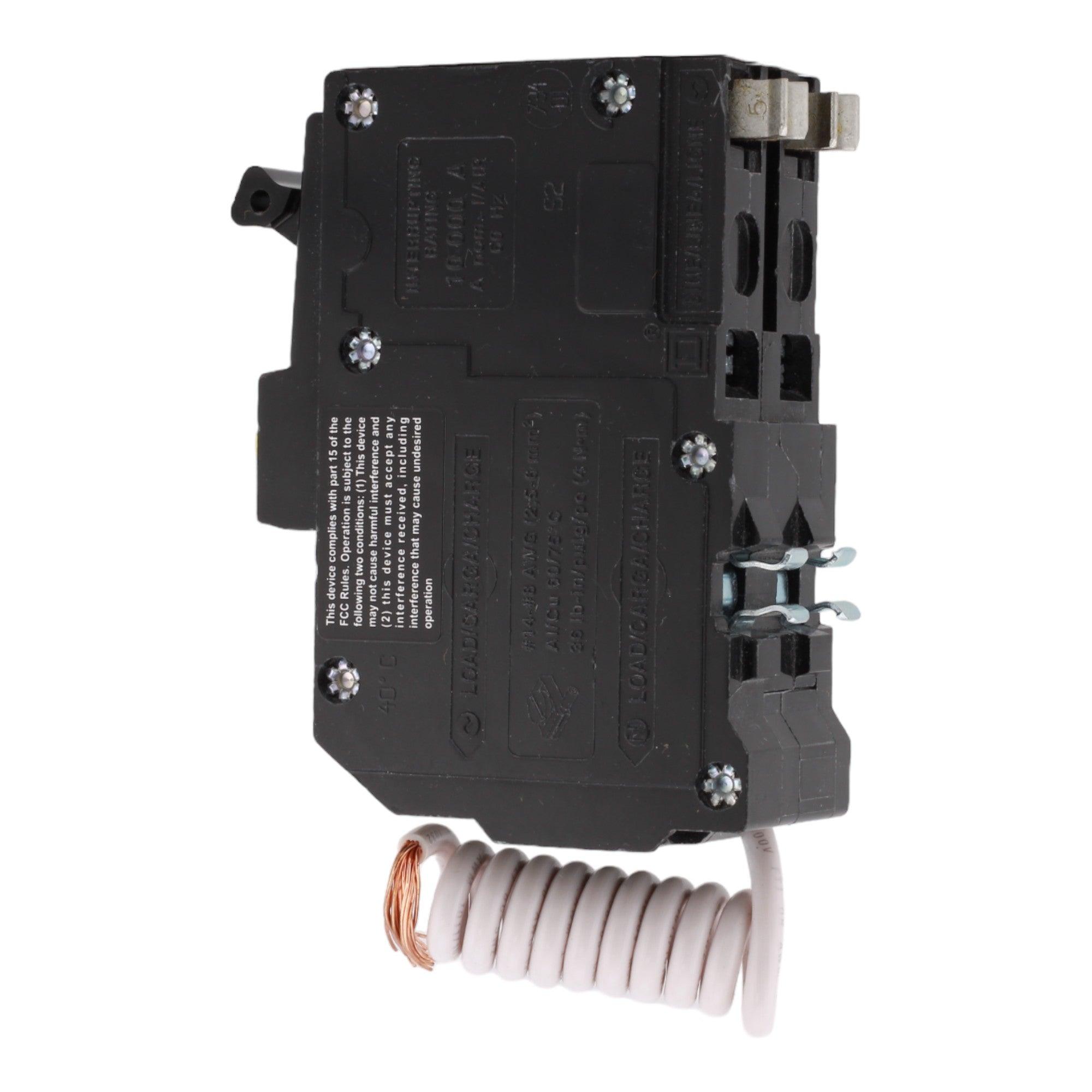Square D QO220GFI 20 Amp Double Pole 240V Pigtail-Neutral GFCI Ground Fault Circuit Breaker UL