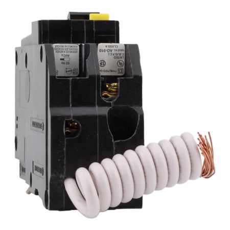 Square D QO220GFI 20 Amp Double Pole 240V Pigtail-Neutral GFCI Ground Fault Circuit Breaker UL