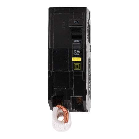Square D QO260GFI 60 Amp Double Pole 240V Pigtail-Neutral GFCI Ground Fault Circuit Breaker UL