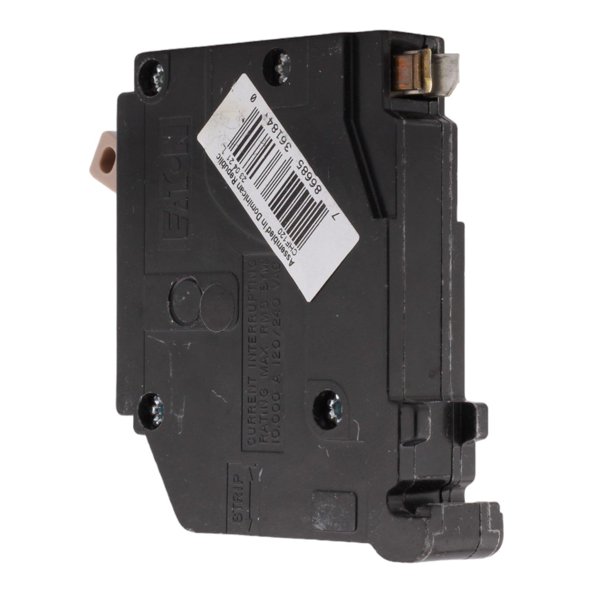 Eaton CHF120 20 Amp Single Pole 120V Plug-In Standard Trip Circuit Breaker UL