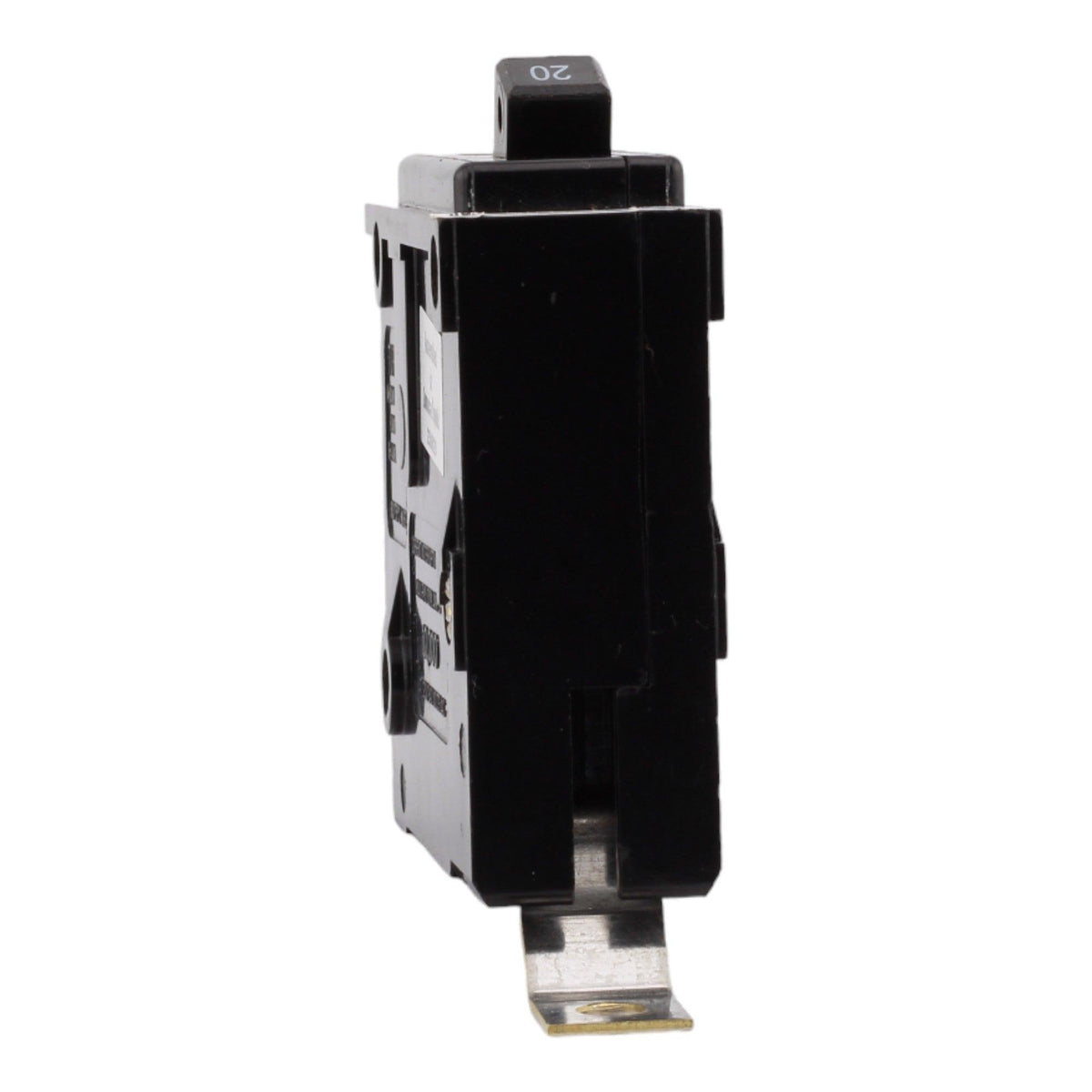 Eaton BAB1020 20 Amp Single Pole Circuit Breaker - Standard Trip, 120/240V, Bolt-On, UL Listed
