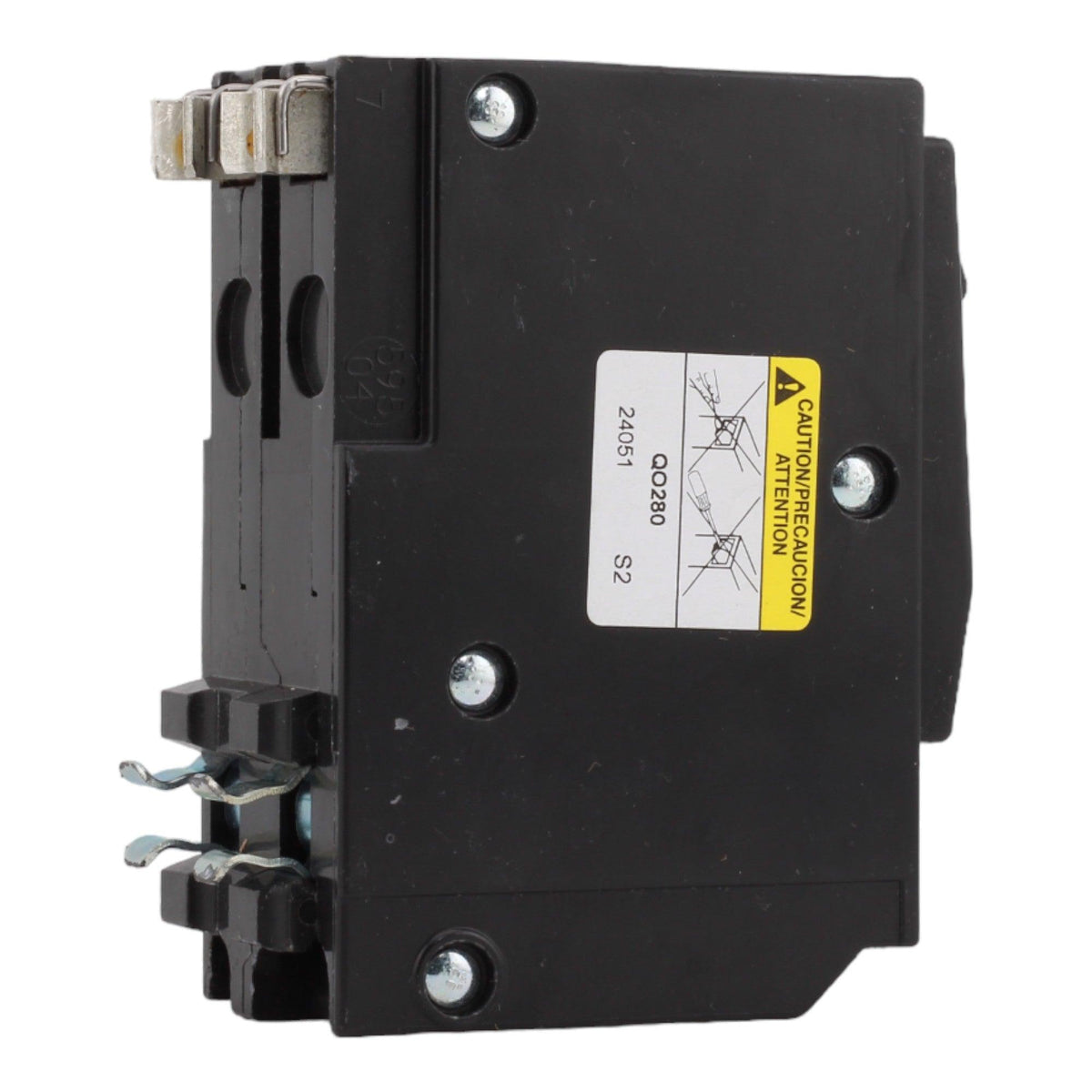Square D QO280 80 Amp Double Pole 240V Plug-In Standard Trip Circuit Breaker UL