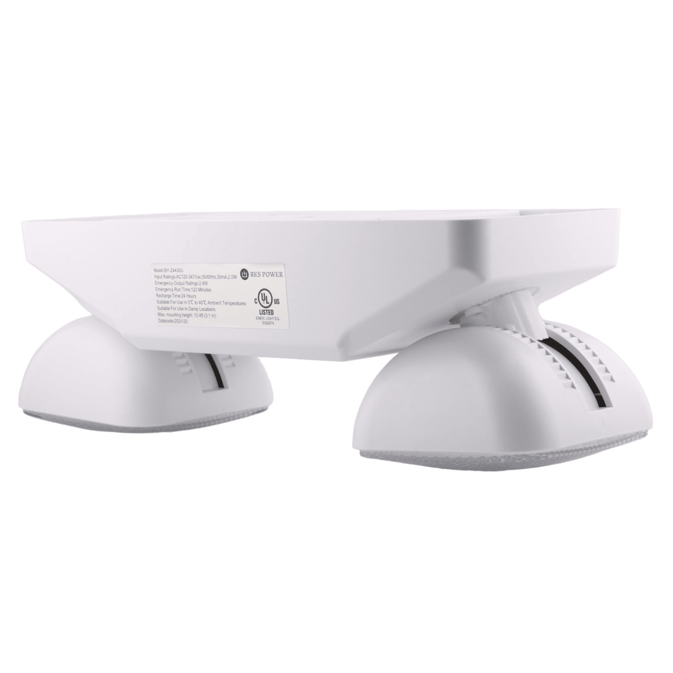 RES POWER RESEL2SWH LED Emergency Light 2 Lamps 180 Lumens 120-347V ...