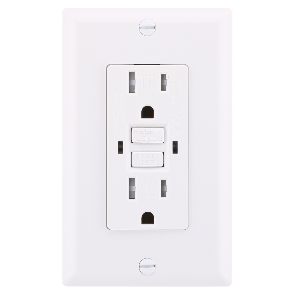 RES POWER Indoor 15A 120V Tamper-Resistant GFCI Outlet Self-Test – RES ...