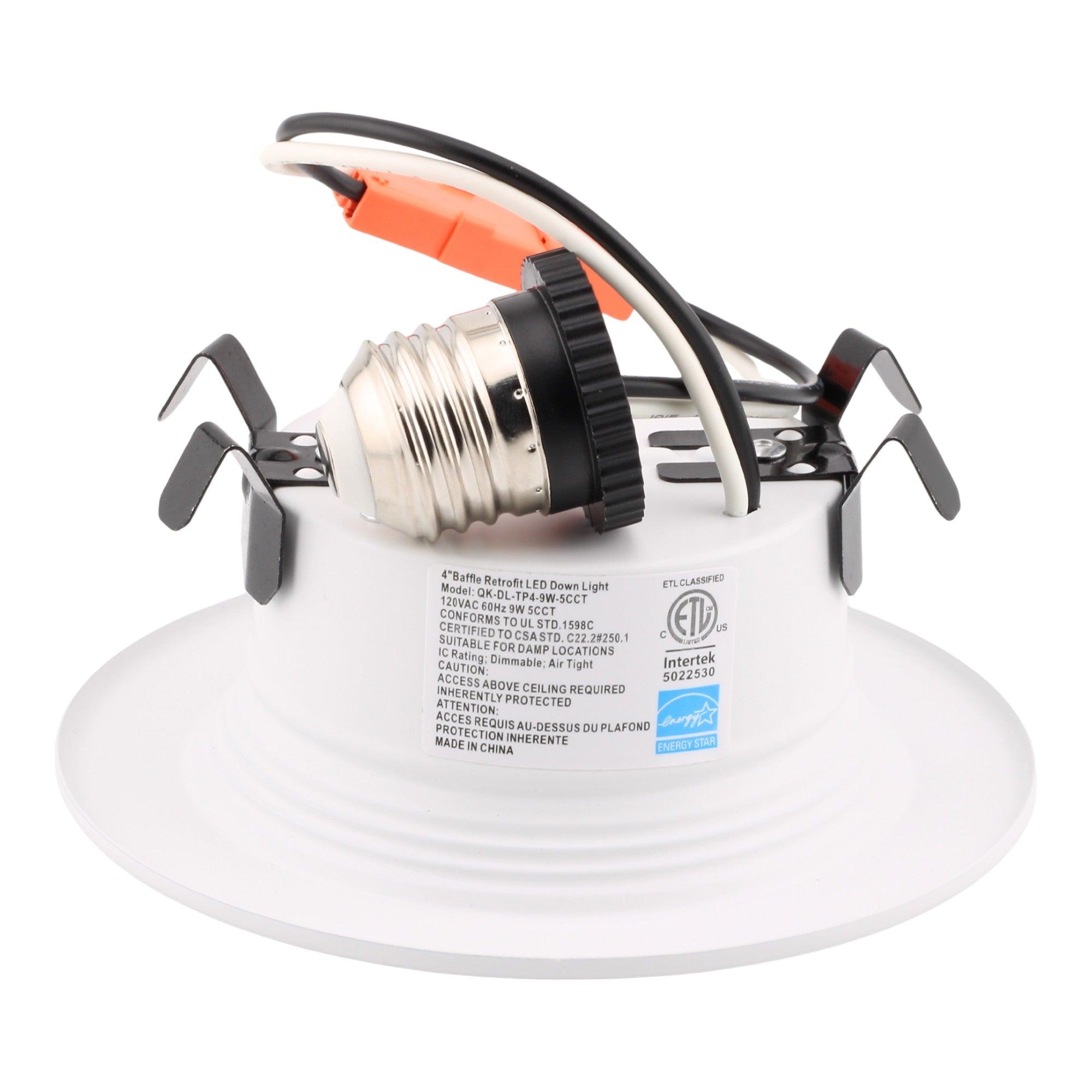RES POWER RESRL4I5CCT LED Recessed Retrofit Light 750 Lumens 5 CCT