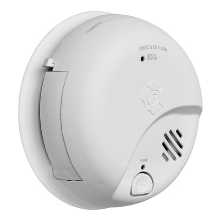 BRK SMICO100-AC 6-PACK 120V AC/DC Hardwired Smoke and Carbon Monoxide Alarm with Battery Backup