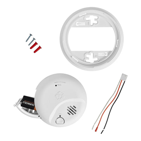 BRK SMICO100-AC 6-PACK 120V AC/DC Hardwired Smoke and Carbon Monoxide Alarm with Battery Backup