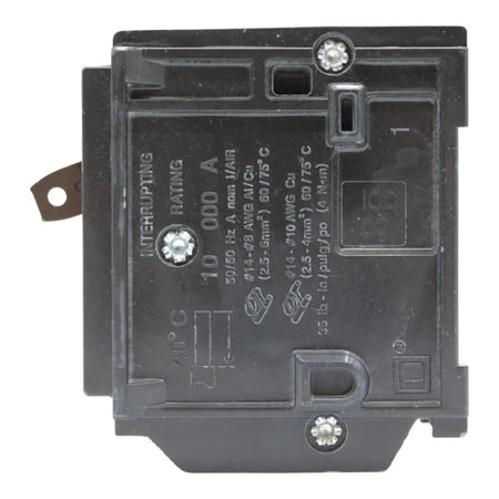 Square D HOM120 Circuit Breaker 20 Amps 120 Volts 1 Pole Plug in UL Listed
