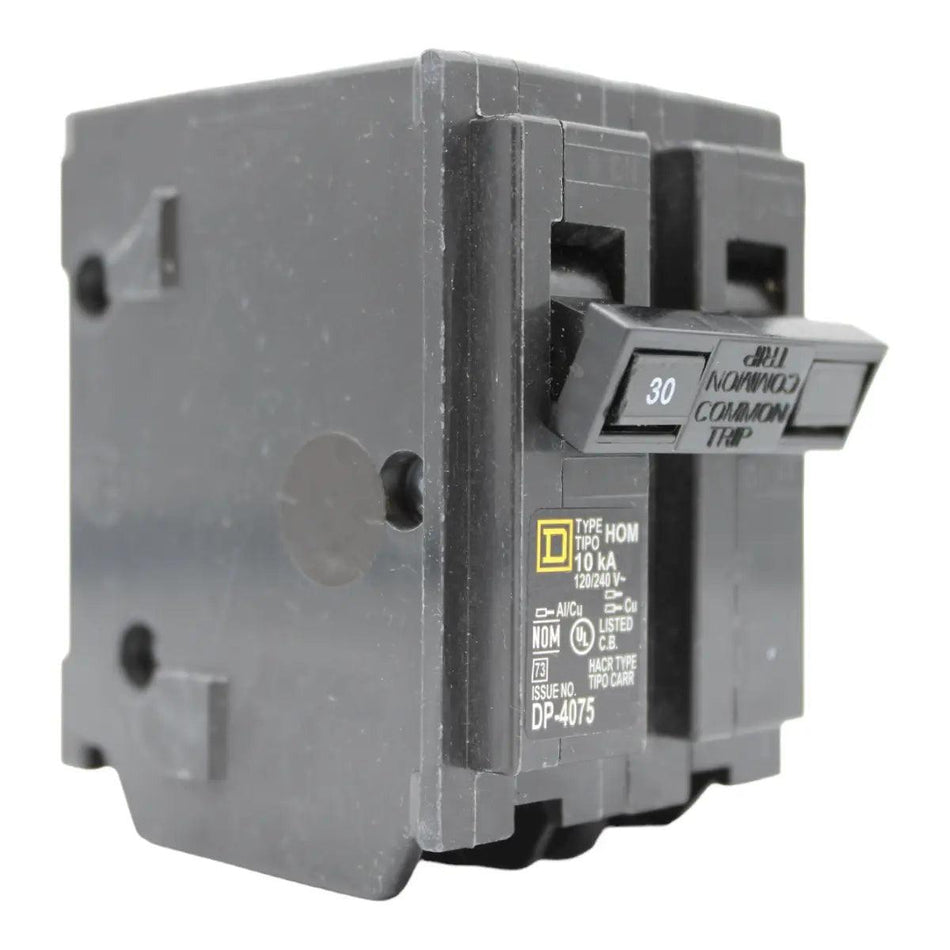 Square D HOM230 Circuit Breaker 30 Amps 240 Volts 2 Pole Plug in UL Listed