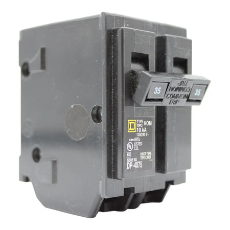 Square D HOM235 Circuit Breaker 35 Amps 240 Volts 2 Pole Plug in UL Listed
