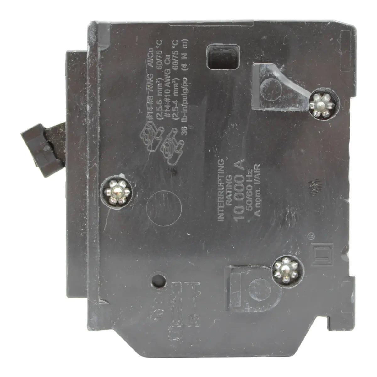 Hom250 Square D Homeline HOM250 50A 2P 120/240V Standard Plug-In Circuit Brea ...