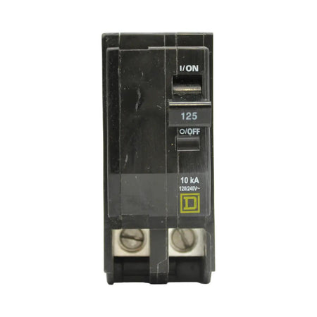 Square D QO2125 125 Amp Double Pole 240V Plug-In Standard Trip Circuit Breaker UL