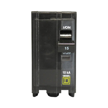 Square D QO215 15 Amp Double Pole 240V Plug-In Standard Trip Circuit Breaker UL