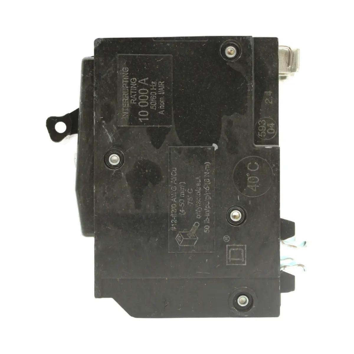 Square D QO290 90 Amp Double Pole 240V Plug-In Standard Trip Circuit Breaker UL