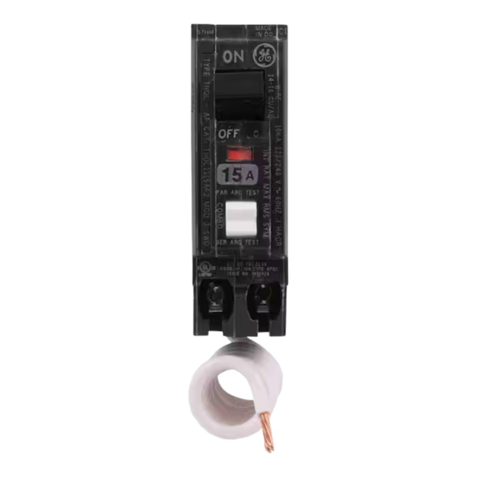 Buy Circuit Breaker, Combo Arc Fault With Trip Flag Indicator, 1 Pole Type Ch 15 Amp